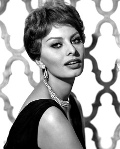 Un'immagine di Sophia Loren