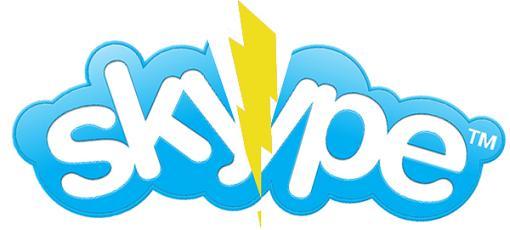 Il logo di Skype fonte: flickr.com